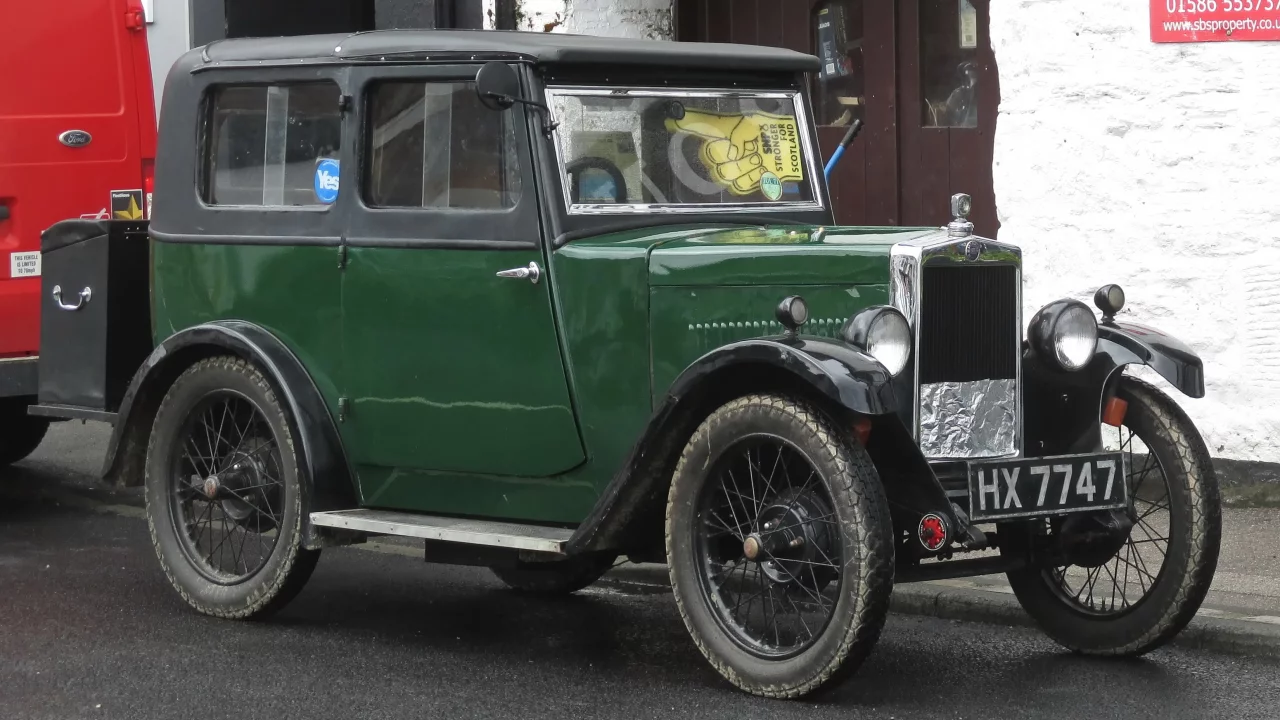 автомобиль, моррис, минор, car, morris, minor, 1928, 34, front, green, park, street, path, classic, retro, oldtimer, light, see, nice, wide