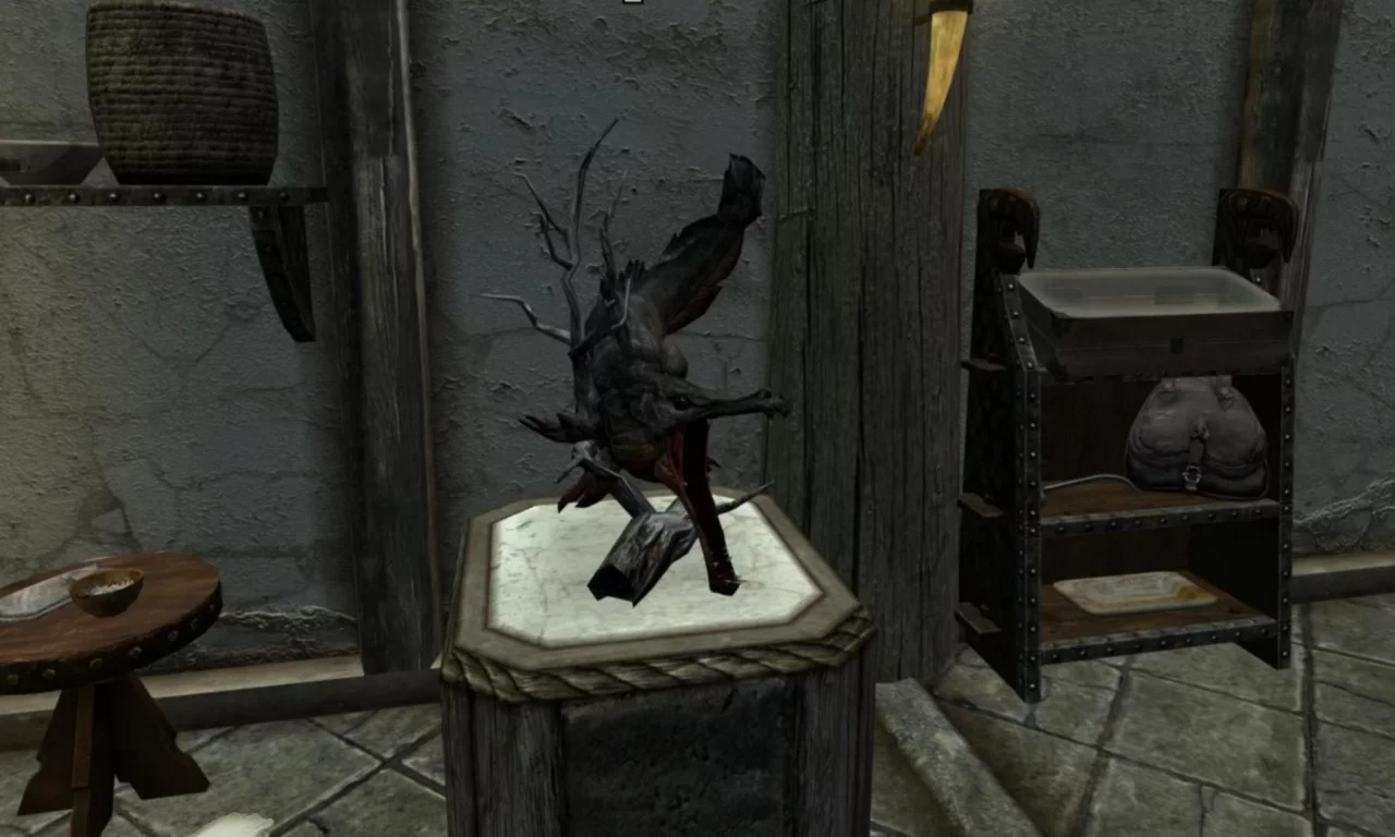 skyrim, фигура, дом, рыба