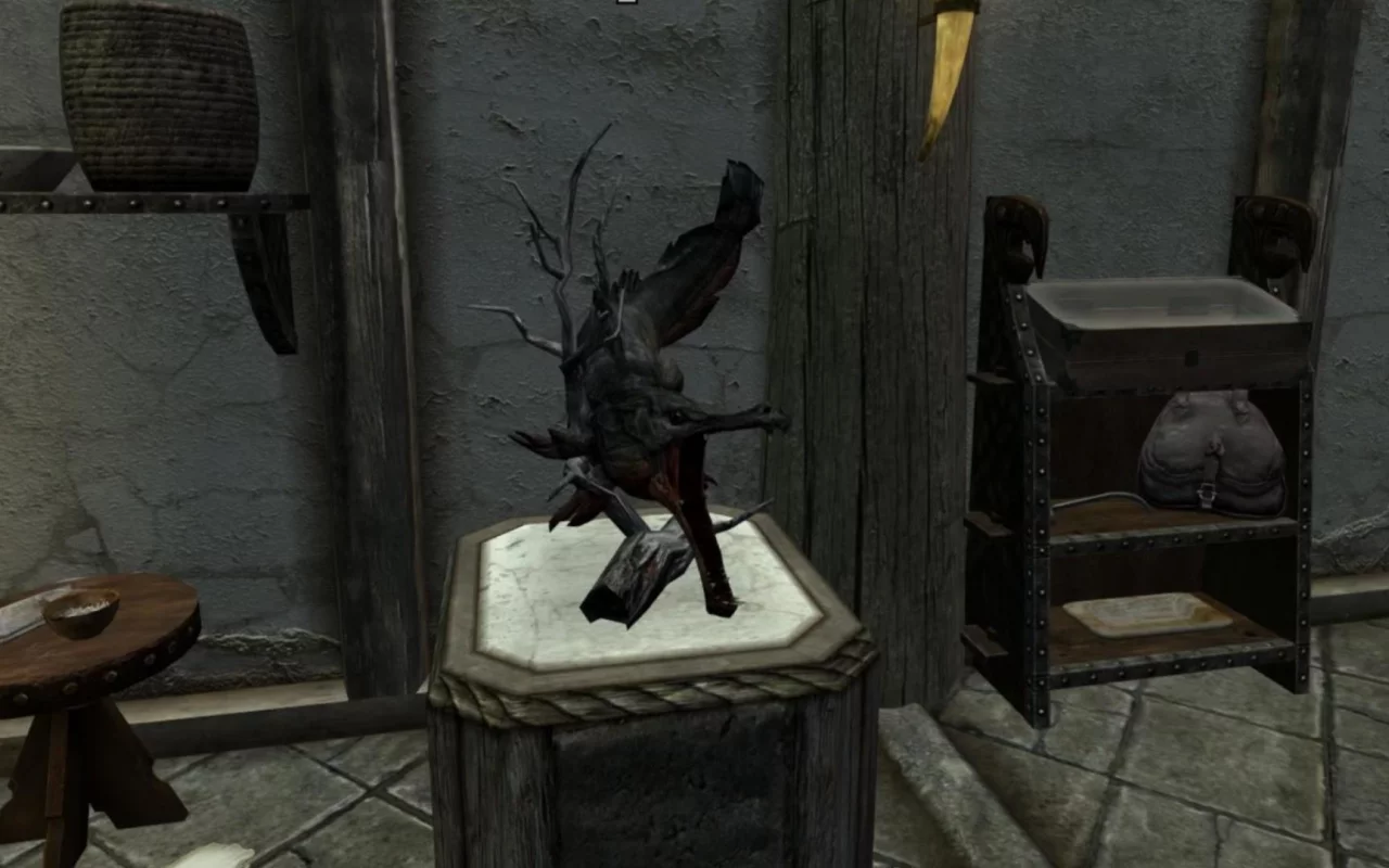 skyrim, фигура, дом, рыба