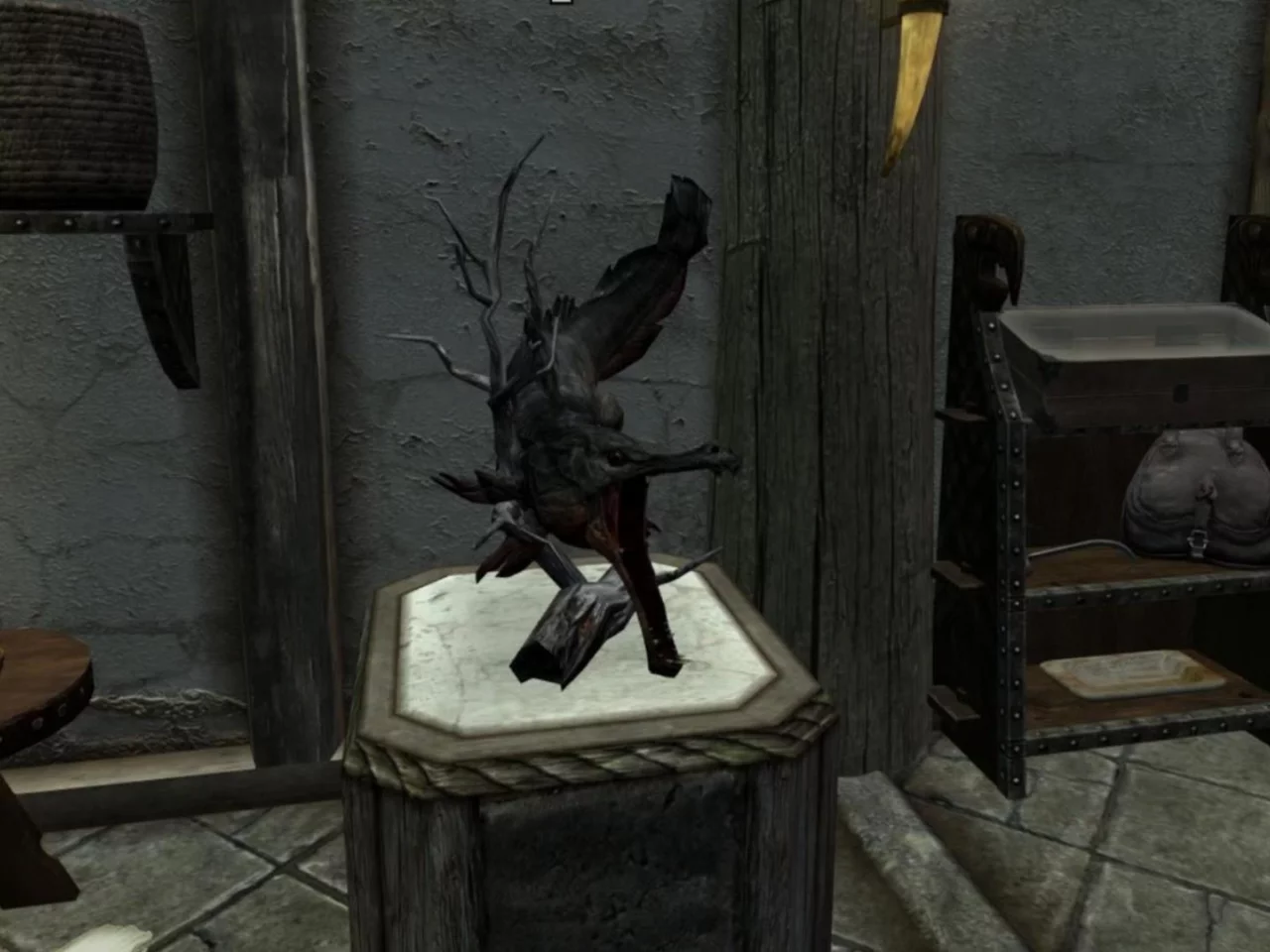 skyrim, фигура, дом, рыба