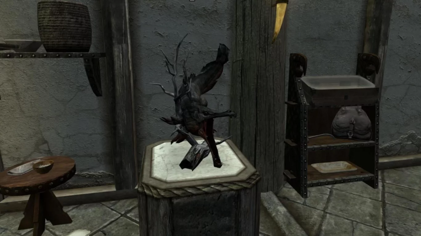 skyrim, фигура, дом, рыба
