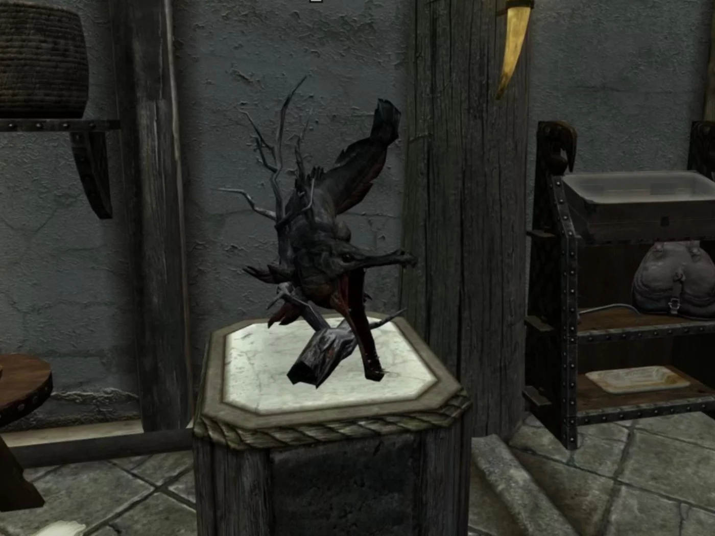 skyrim, фигура, дом, рыба