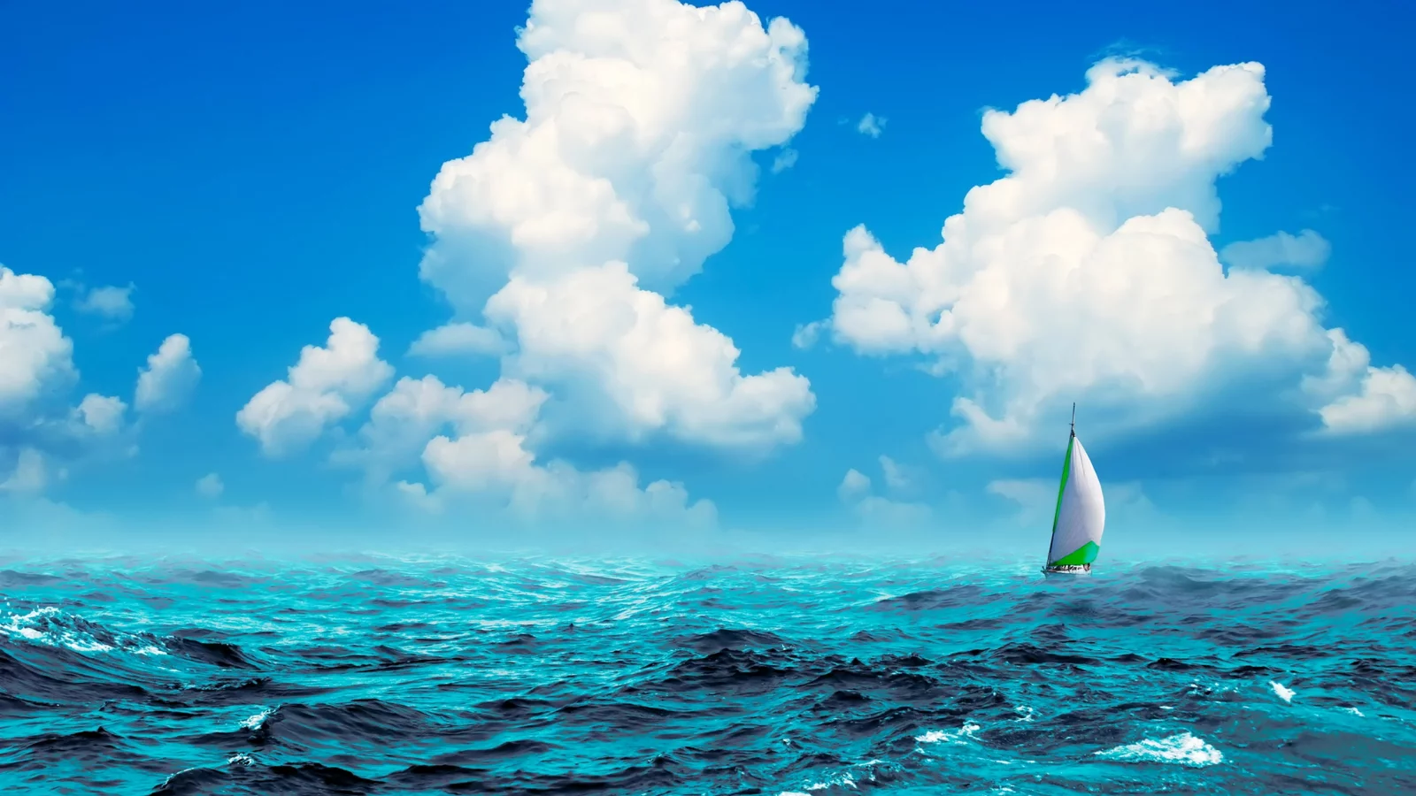 парусный спорт, лодка, парус, океан, boats, sports, sailing, sail, boat, ocean, sea, sky, clouds, summer