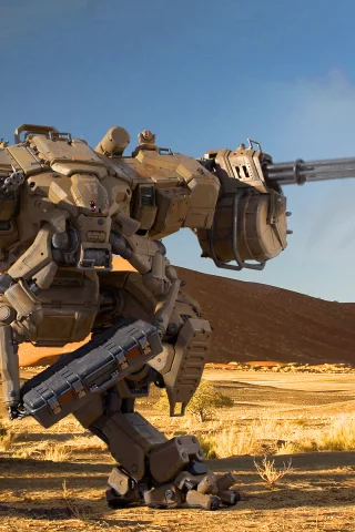 шагающий танк, лёгкий, будущее, арт, walking tank, light, in fire, mech, tank, future, gunship, art, artwork, action, adventure, planet, armada, aero, space, see, ship, star, sky, day, sun, green, wide