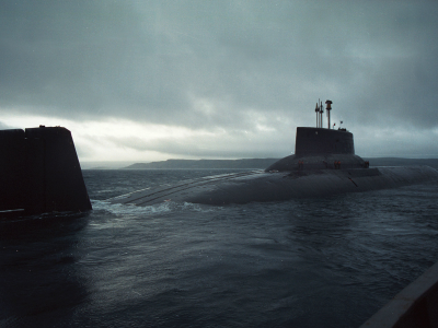 атомная, подводная, лодка, акула, проект, 941, море, nuclear, submarine, boat, shark, project, 941, sea, dark, sky, water, see, nice, wide