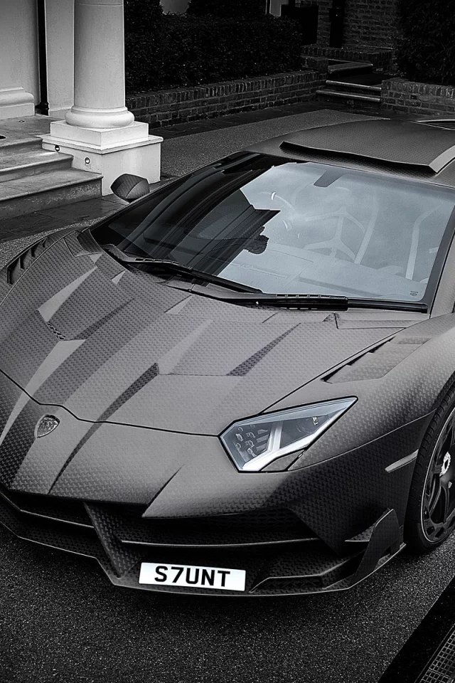 lamborghini, aventador, mansory, серый