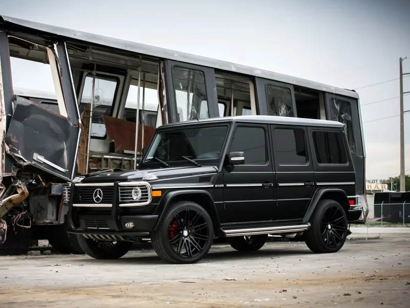 mercedes, benz, gclass, черный, диски