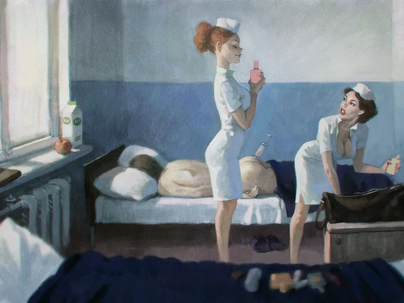 медсёстры, я выбираю этот аромат, обновки, nurses, i choose this fragrance, new clothes, girls, chamber, sick, forgotten, light, see, nice, waldemarkazak, wide