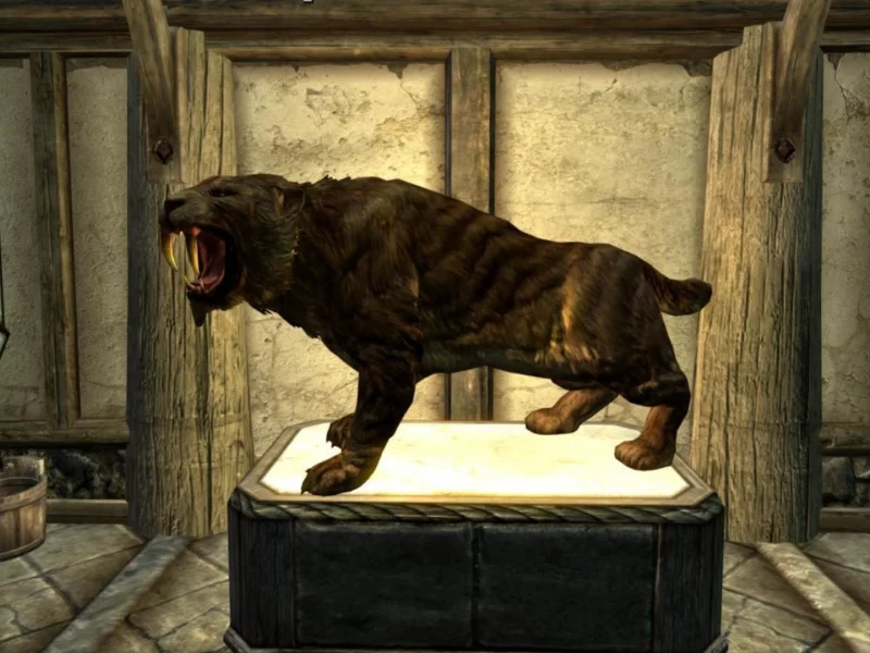 skyrim, фигура, дом, саблезуб