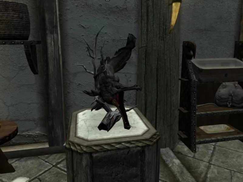 skyrim, фигура, дом, рыба