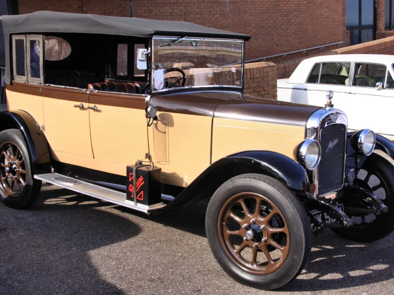 автомобиль, остин, car, austin, 12, 1930, front, beige, park, street, path, classic, retro, oldtimer, light, see, nice, wide