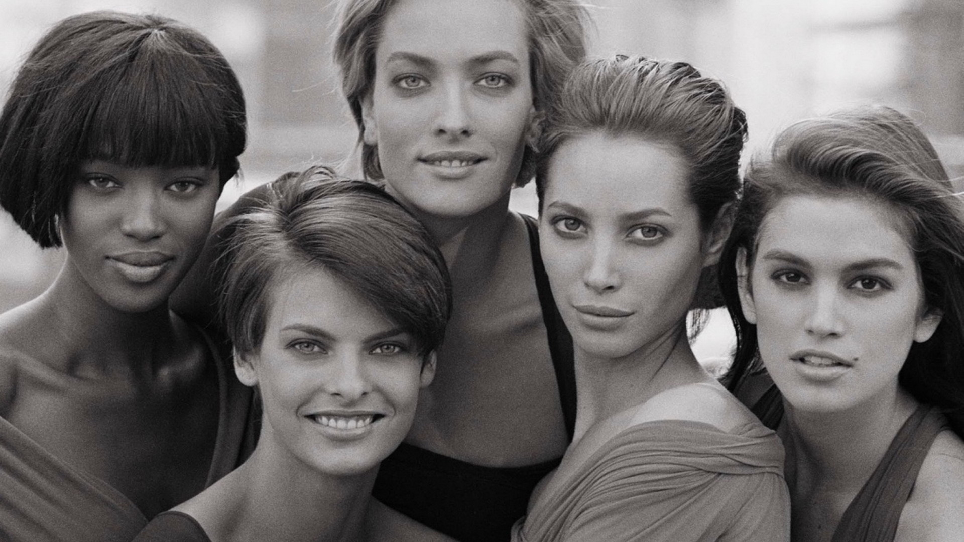 матрёшки, пять моделей, девушки, ретро, чернобелая, красотки