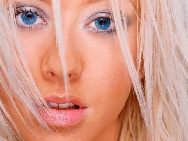 девушка, белье, красотка, портрет, крупно, лицо, взгляд