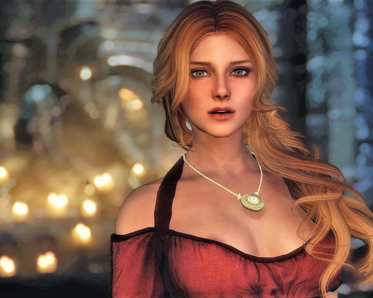 игры, девушки, skyrim