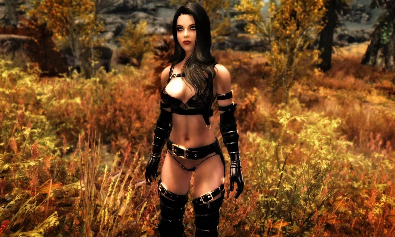 игры, девушки, skyrim
