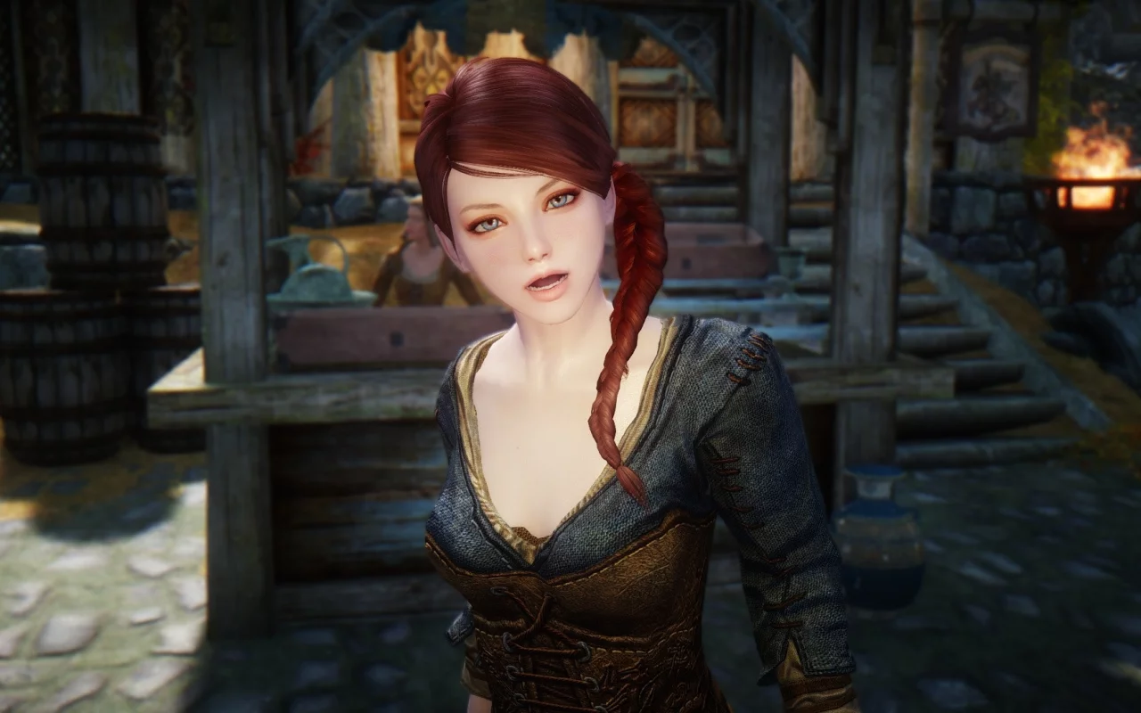 игры, девушки, skyrim
