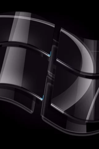 windows, темный фон