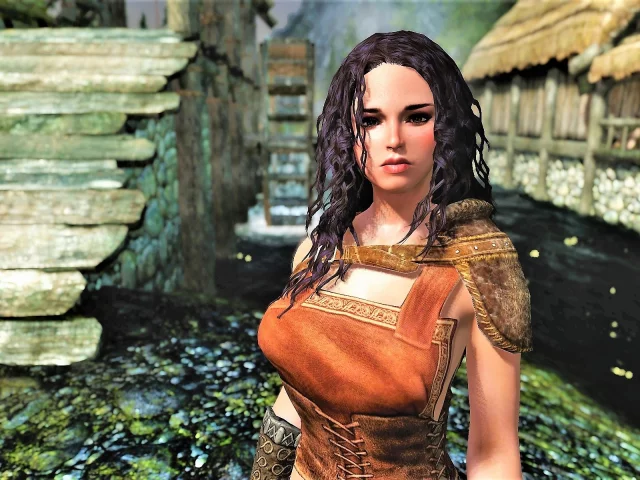 игры, девушки, skyrim