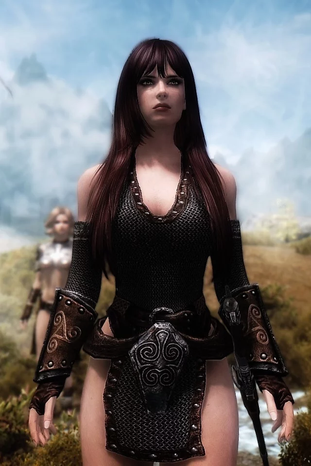 игры, девушки, skyrim