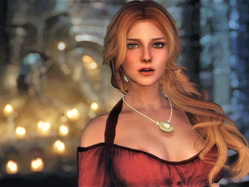 игры, девушки, skyrim