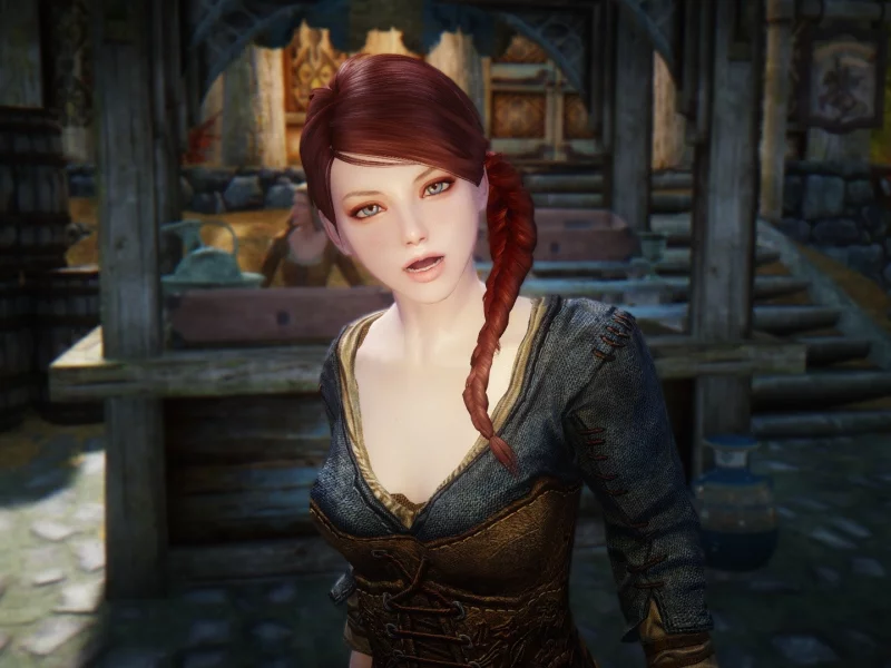 игры, девушки, skyrim