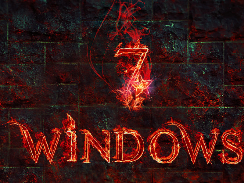 логотип, windows 7