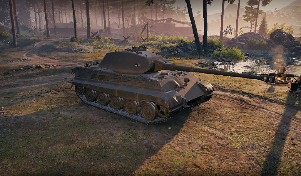 игра, арт, world of tanks, танк, немецкий, tiger 2, рассвет, солдаты, wargaming net