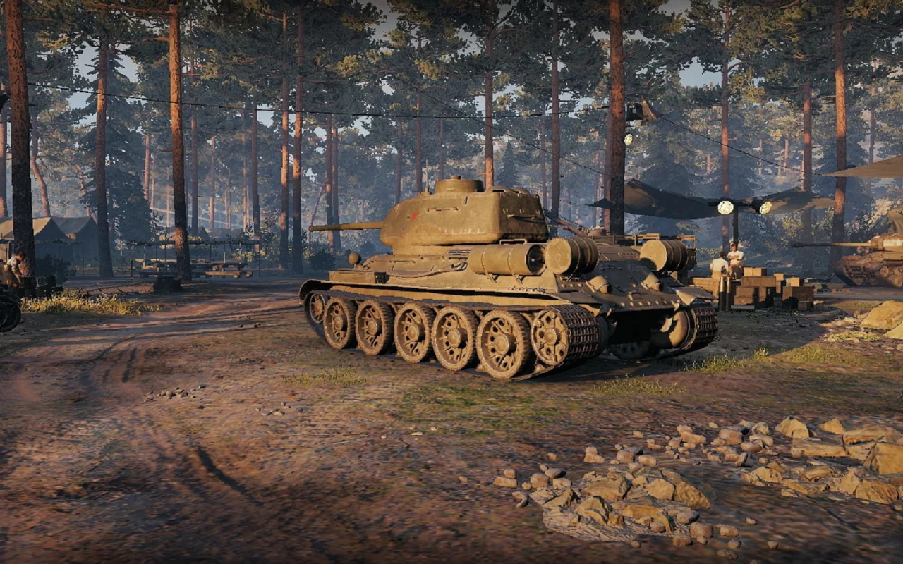 игра, арт, world of tanks, танк, ссср, т 34 85, рассвет, wargaming net