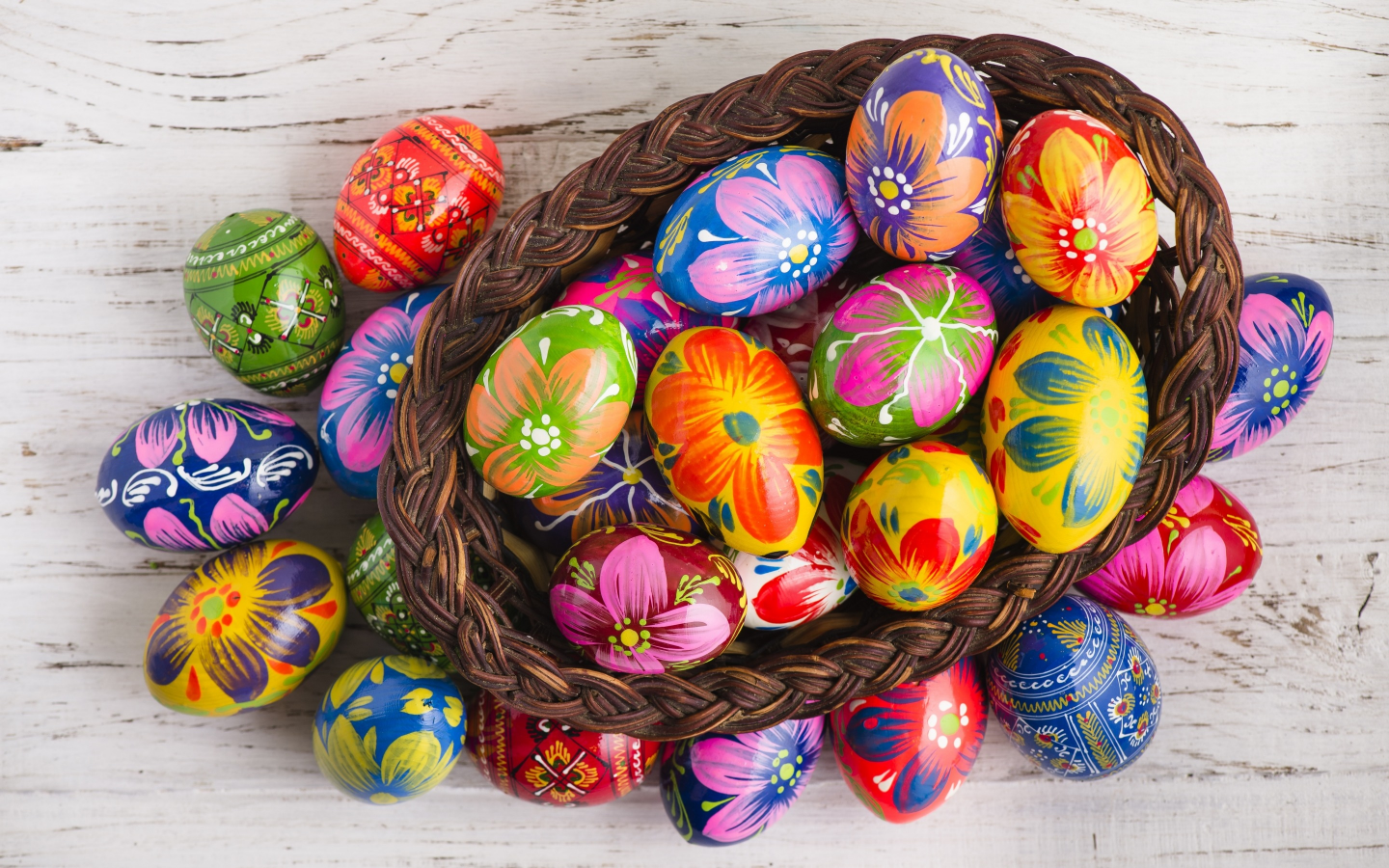 весна, корзина, decoration, colorful, wood, aster, асха, busket, яйца крашеные, appy, spring, eggs