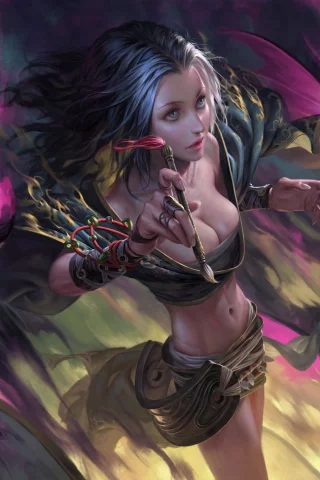 hin likhui, девушка, fantasy