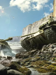 игра, арт, world of tanks, т 62а vs tvp t505