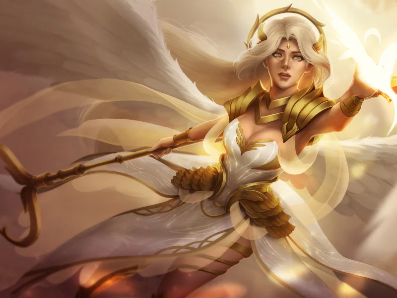angel, ангел, арт, крылья, фэнтези, взгляд
