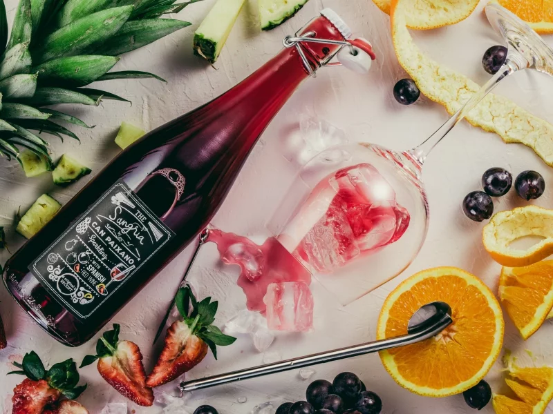 красное, апельсин, лёд, клубника, red, напиток, ананас, смородина, wine, сухое вино, сангрия, angria