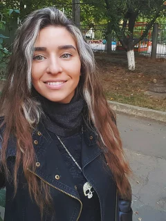 девушка, красивая, улыбается