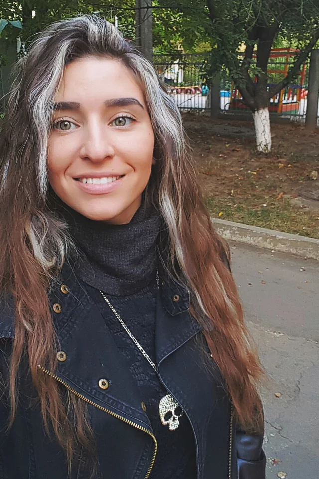 девушка, красивая, улыбается