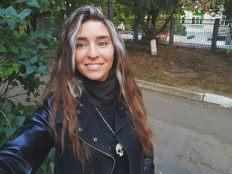 девушка, красивая, улыбается