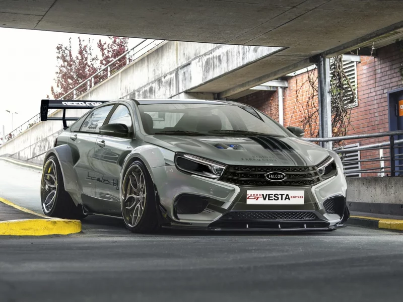 lada vesta, supercars