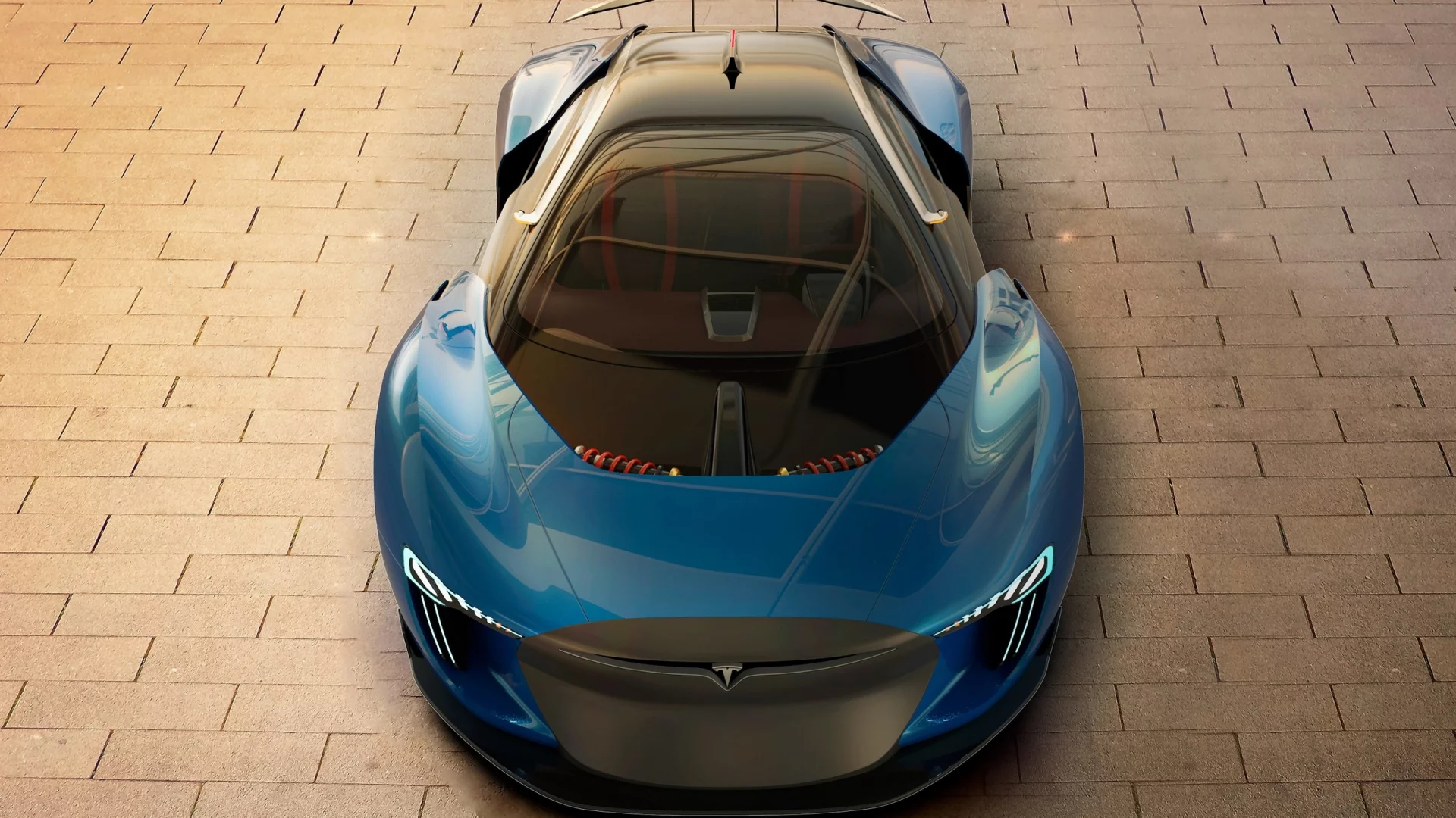 tesla, суперкар