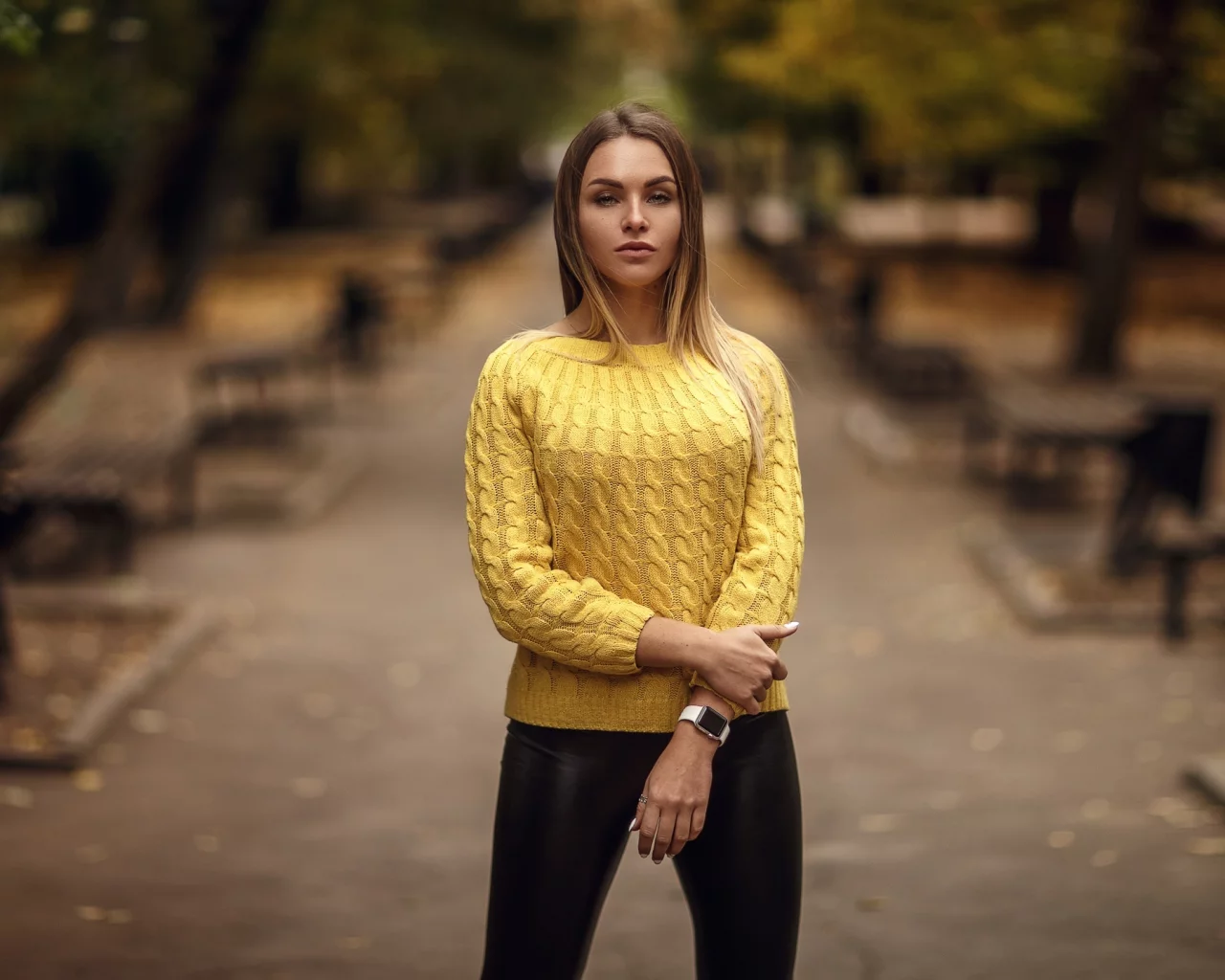 девушка, модель, стройная, милая, милашка, красивая, леггинсы, обтяг