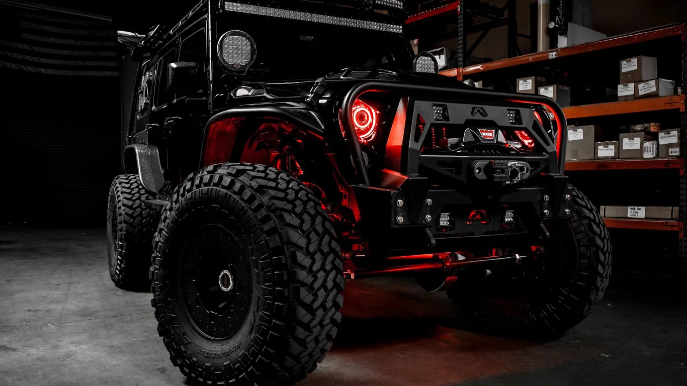 jeep, тюнинг, гараж