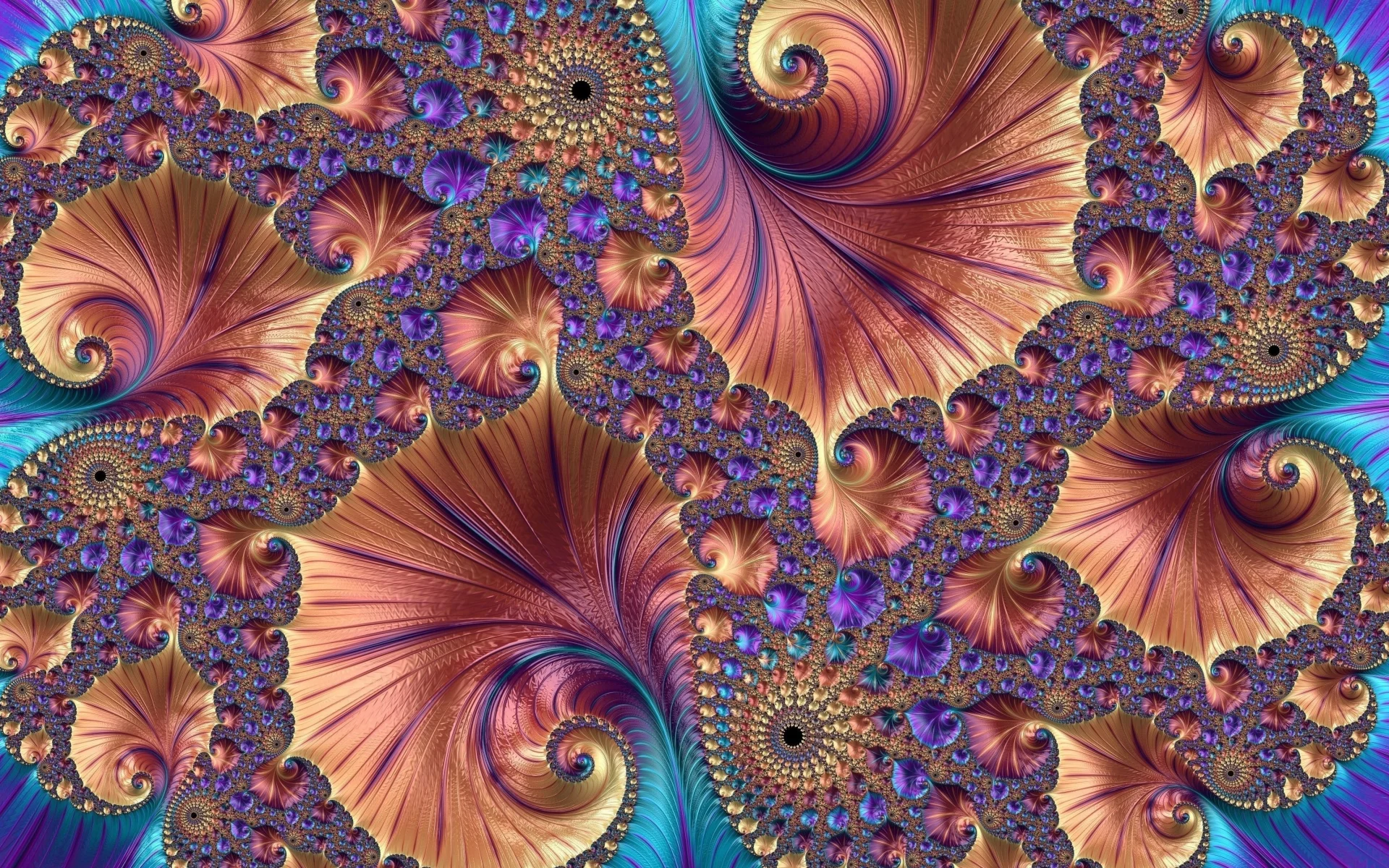 фрактал, фон, узор