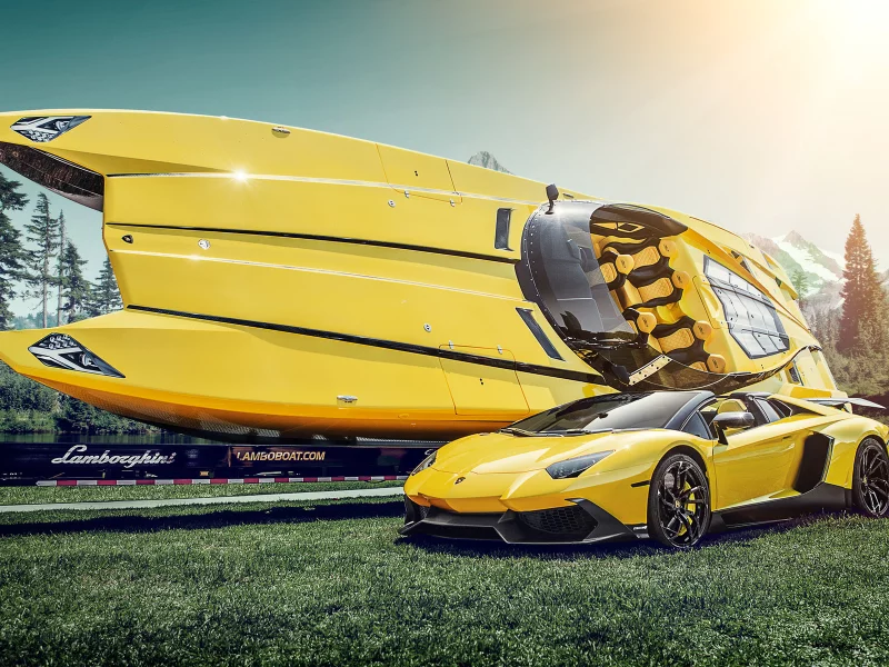 lamborghini, ламборгини, катер