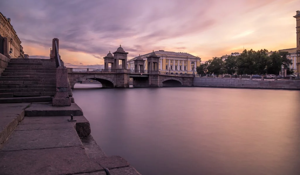 петербург, фонтанка, мост ломоносова
