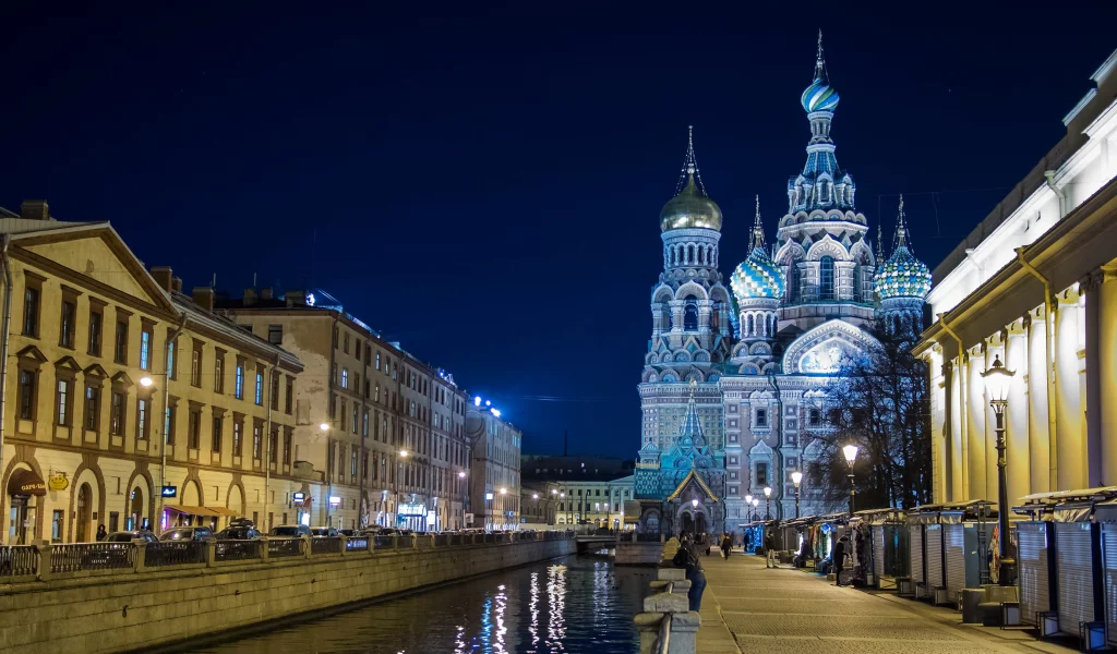 петербург, питер ночью, спас на крови, канал грибоедова