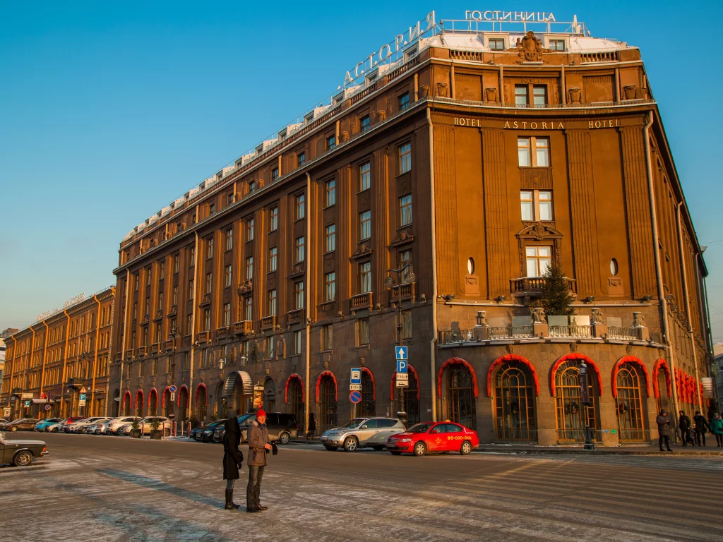 петербург, гостиница, астория, площадь, город