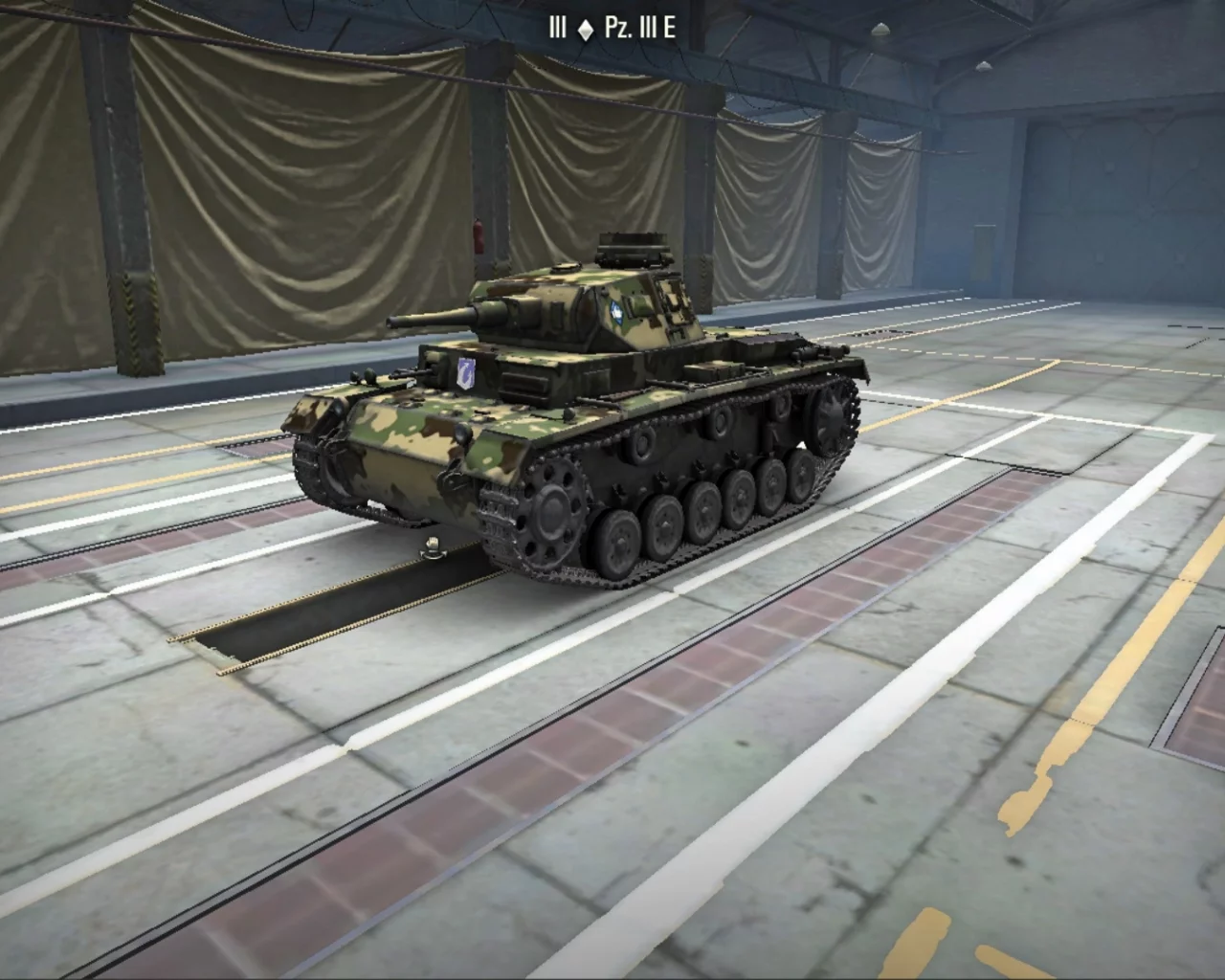 world of tanks, pz 3 e, ангар, германия, танк