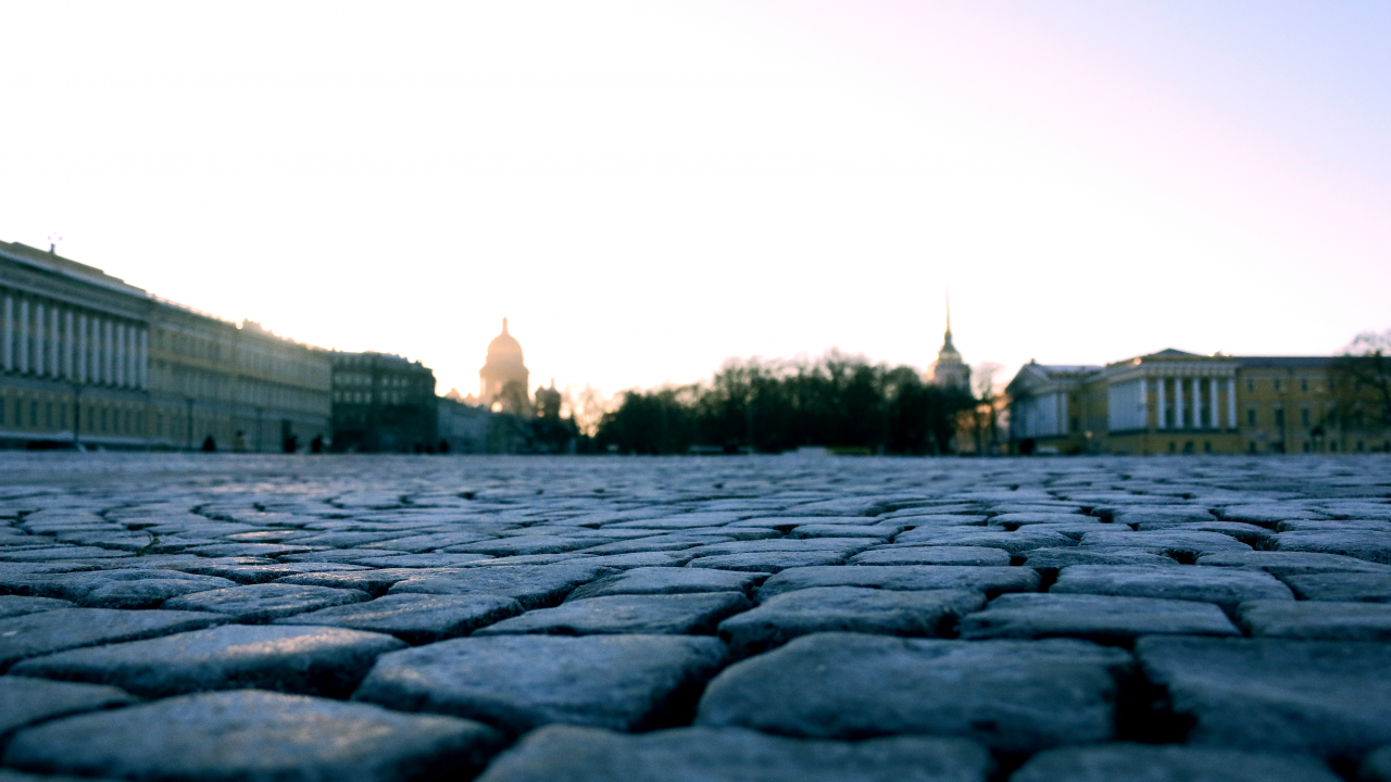 петербург, дворцовая, площадь, рассвет