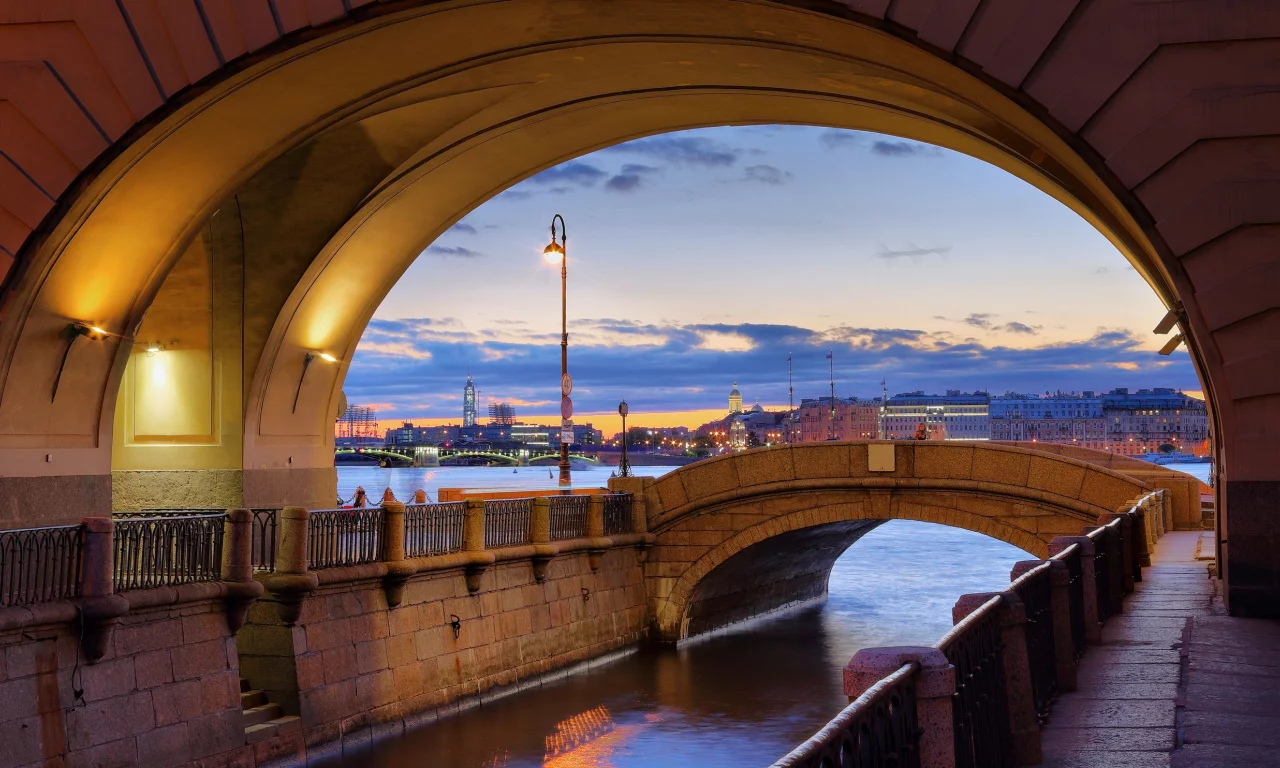 петербург, зимняя канавка, белые ночи