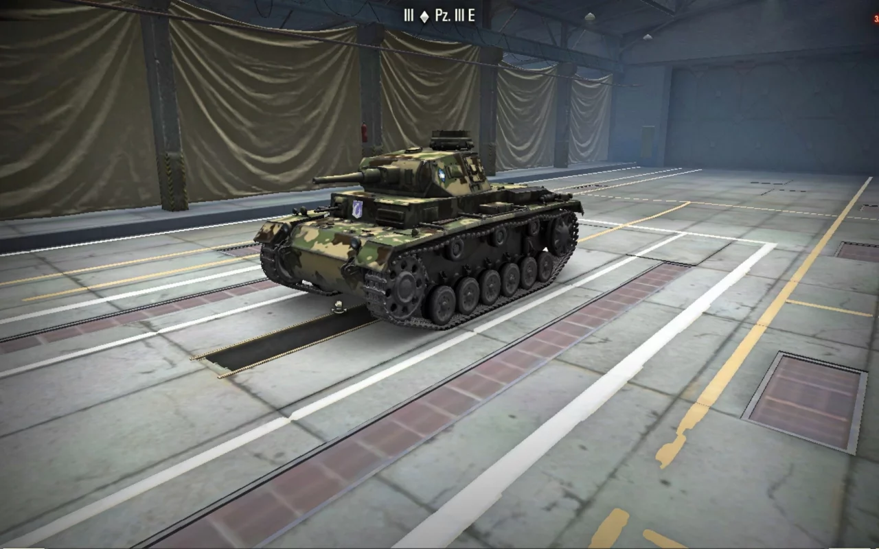 world of tanks, pz 3 e, ангар, германия, танк