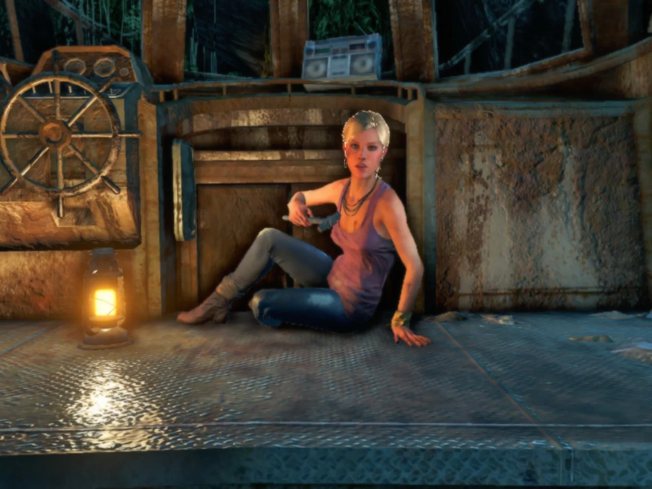 far cry 3, дейзи, сидит, катер
